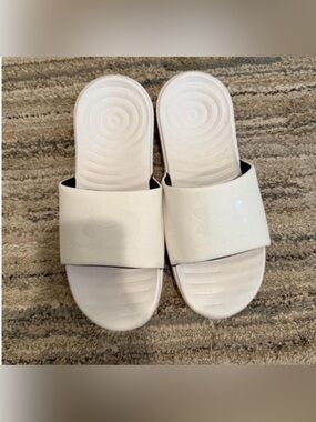 Under Armour White Slide Sandals for Women